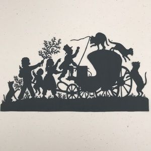 🔥ON SALE🔥Family Field Trip 💖 Handmade PaperCut Silhouette Scherenschn…